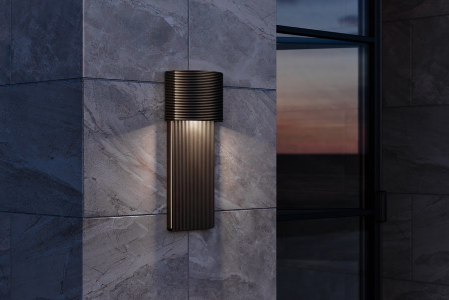 Troy Lighting Tempe Exterior Wall Sconce — B1217-SBK