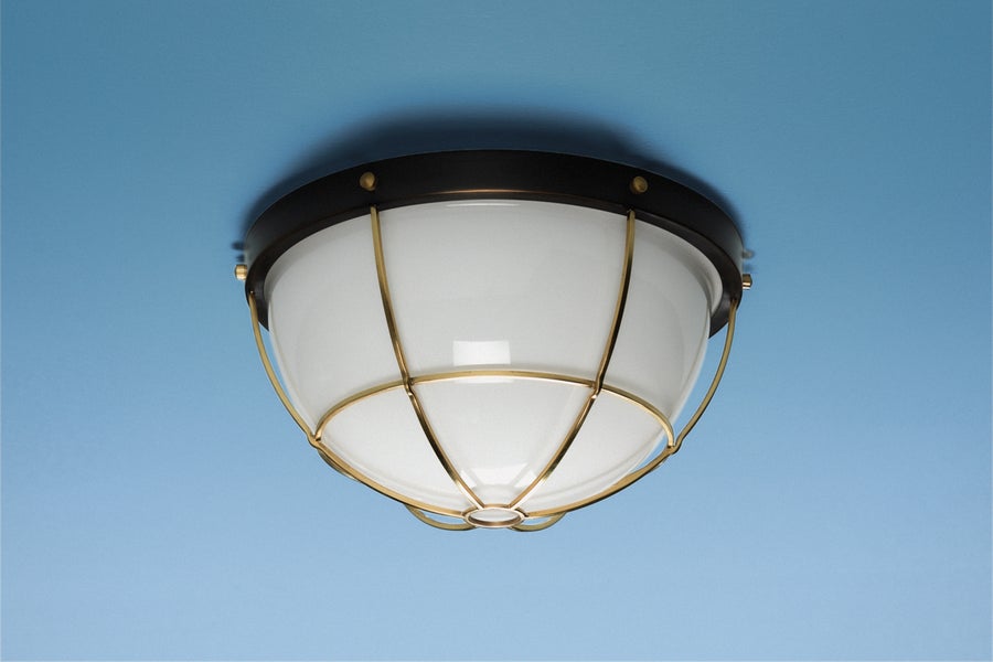Hudson Valley Lighting HOLKHAM Flush Mount — MDS1501-AGB/DB