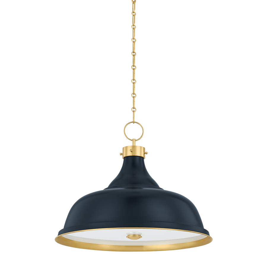 Hudson Valley Lighting Painted No. 1 Pendant — MDS300L-AGB/DBL