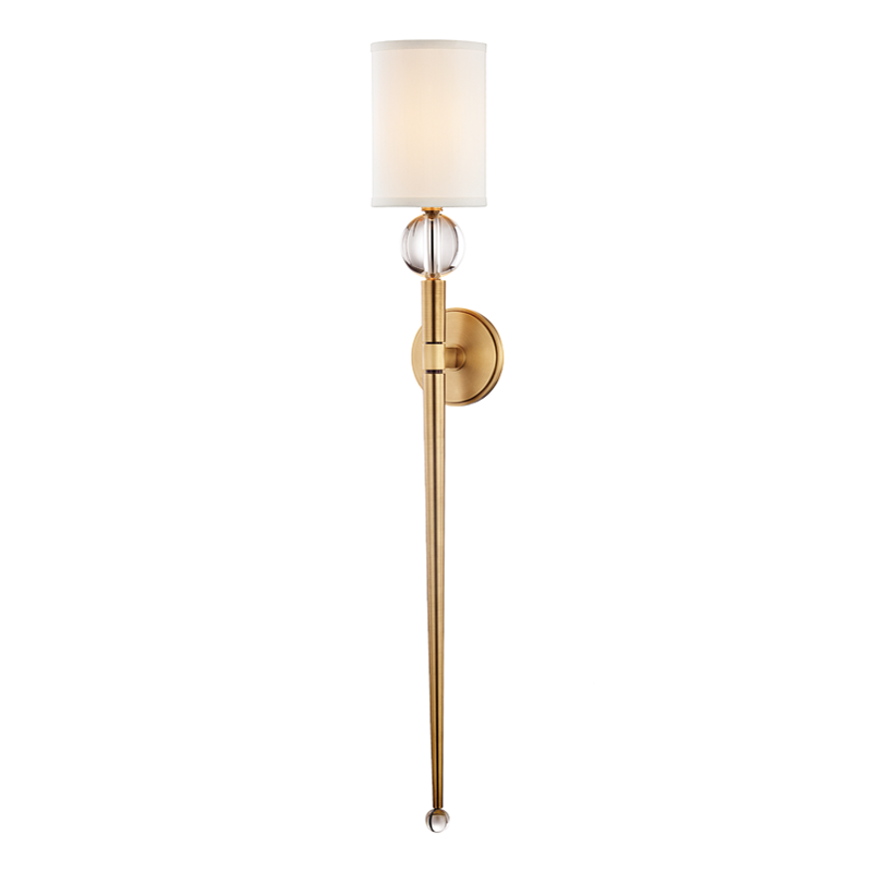 Hudson Valley Lighting Rockland Wall Sconce — Aged Brass