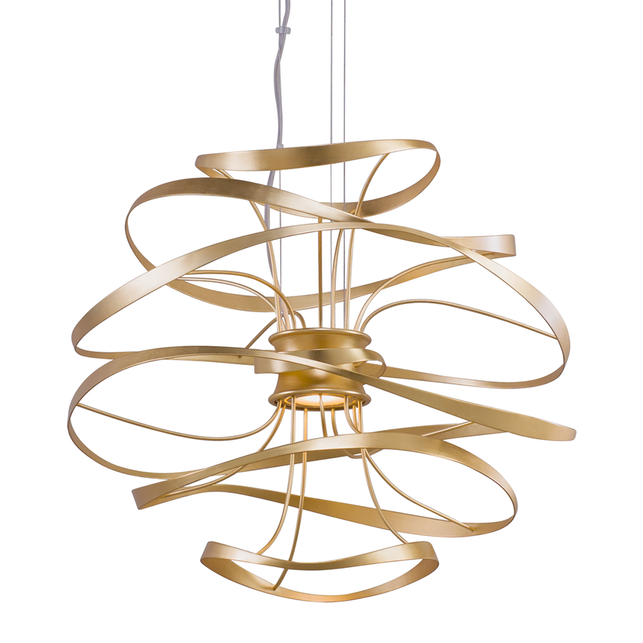 Corbett Lighting Calligraphy Chandelier — 216-42-GL/SS