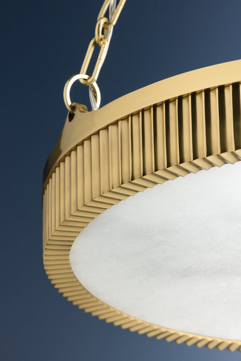 Hudson Valley Lighting Lynden Chandelier — Aged Brass