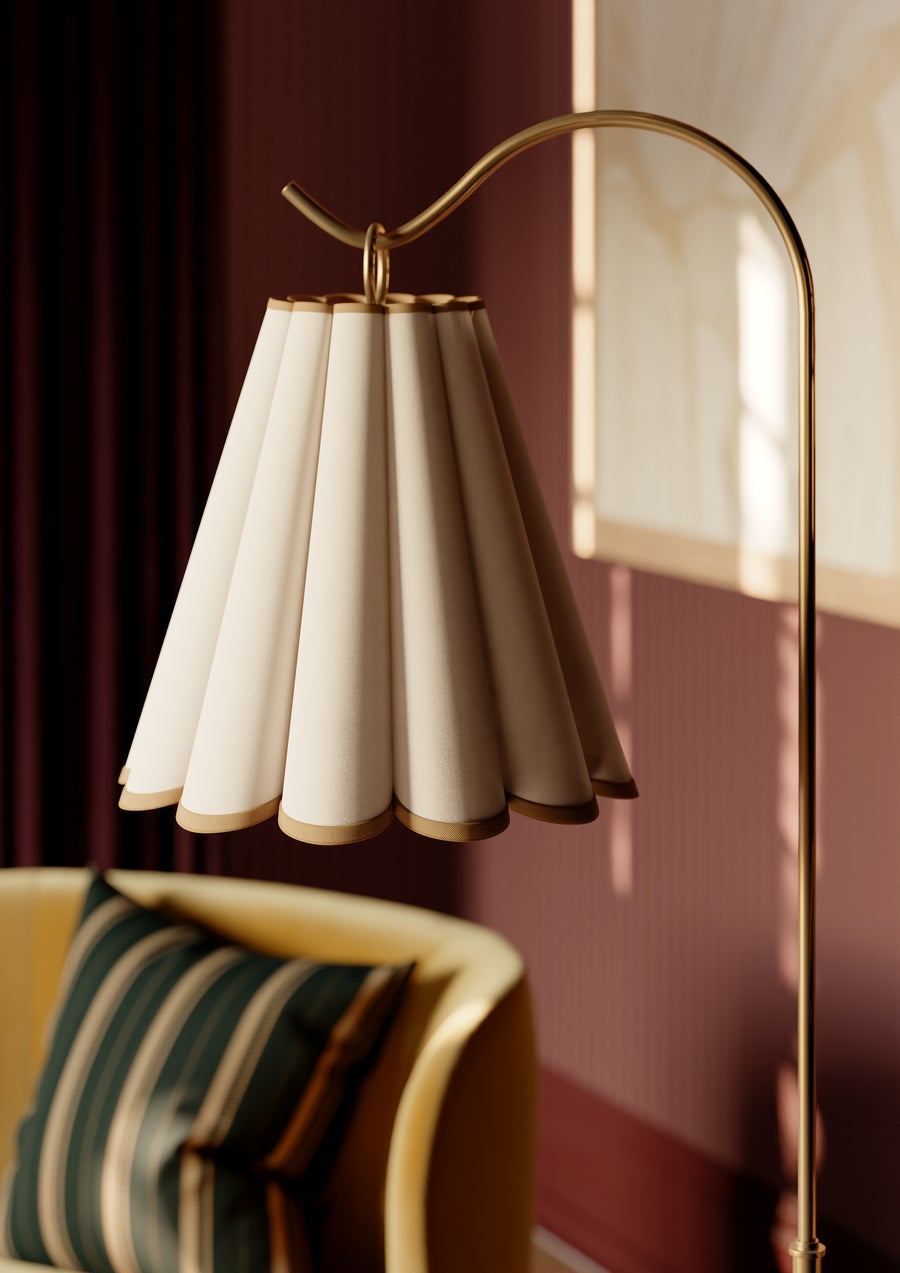 Mitzi Eula Floor Lamp — HL1164401-PBR