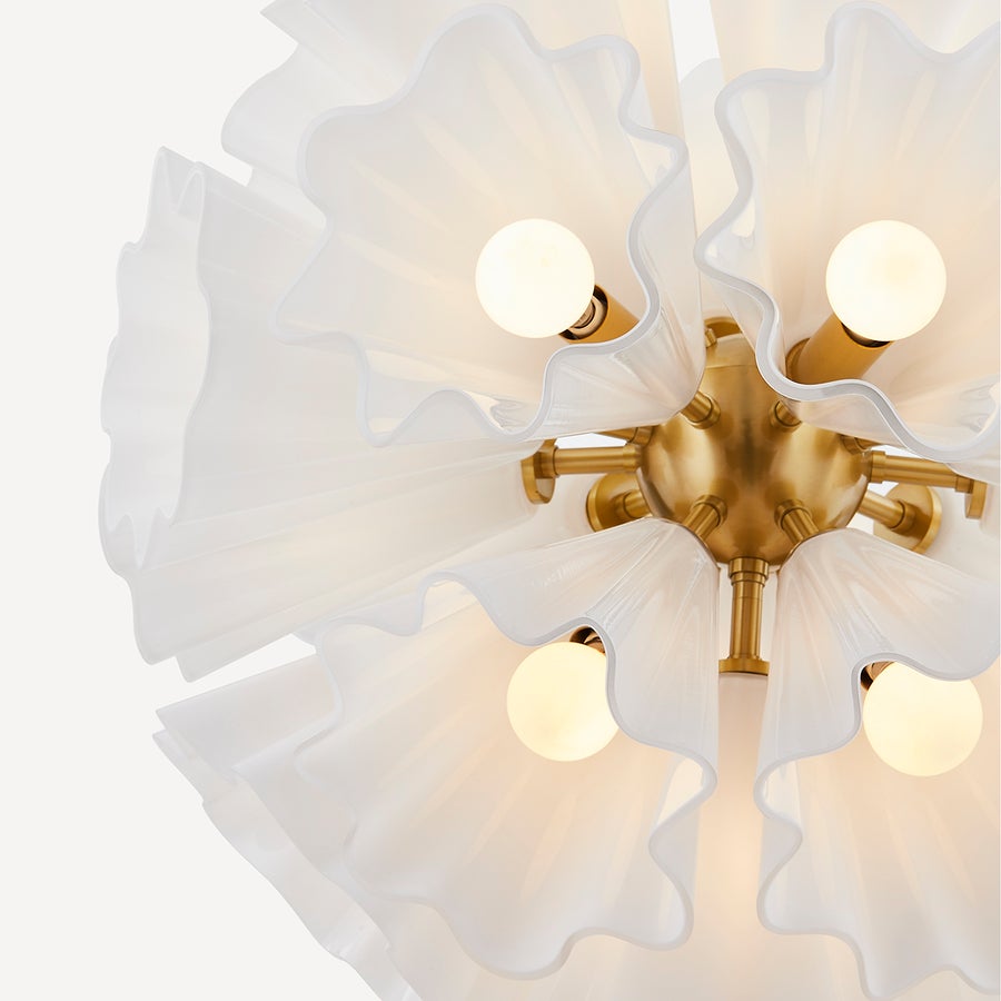 Hudson Valley Lighting CAPRI Chandelier — Aged Brass