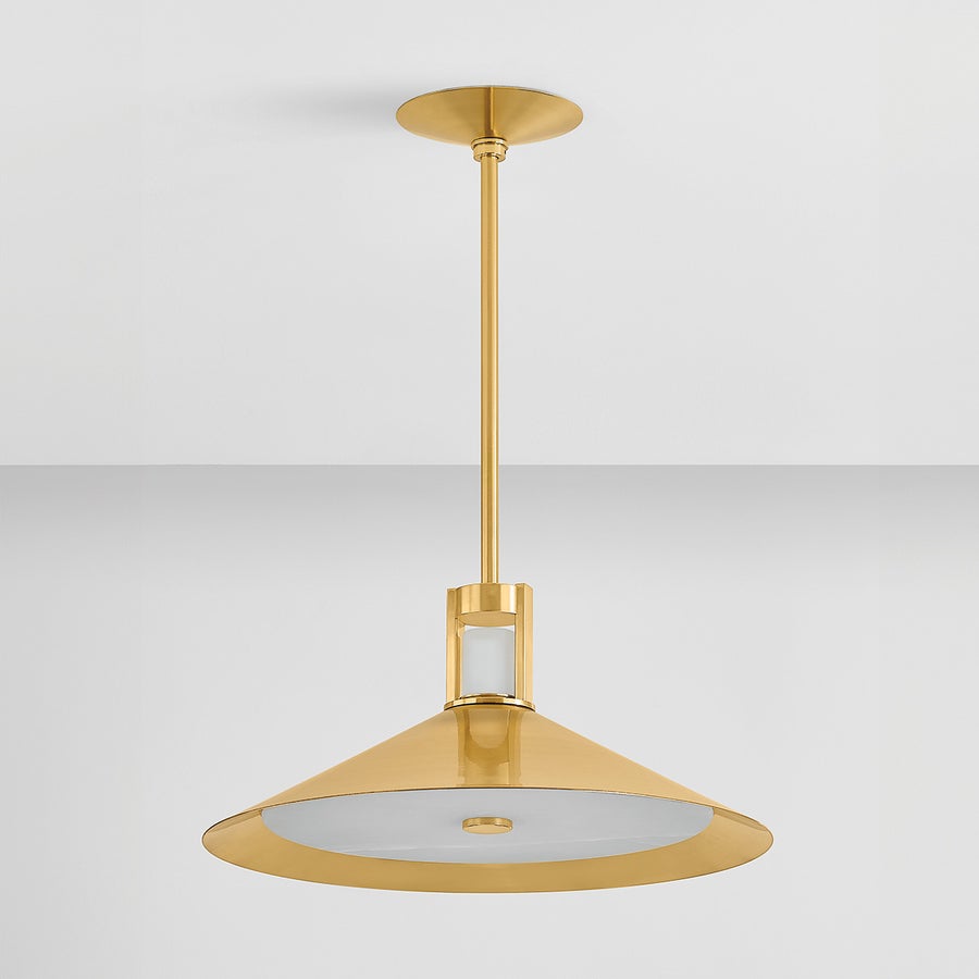 Hudson Valley Lighting CLERMONT PENDANT — Aged Brass