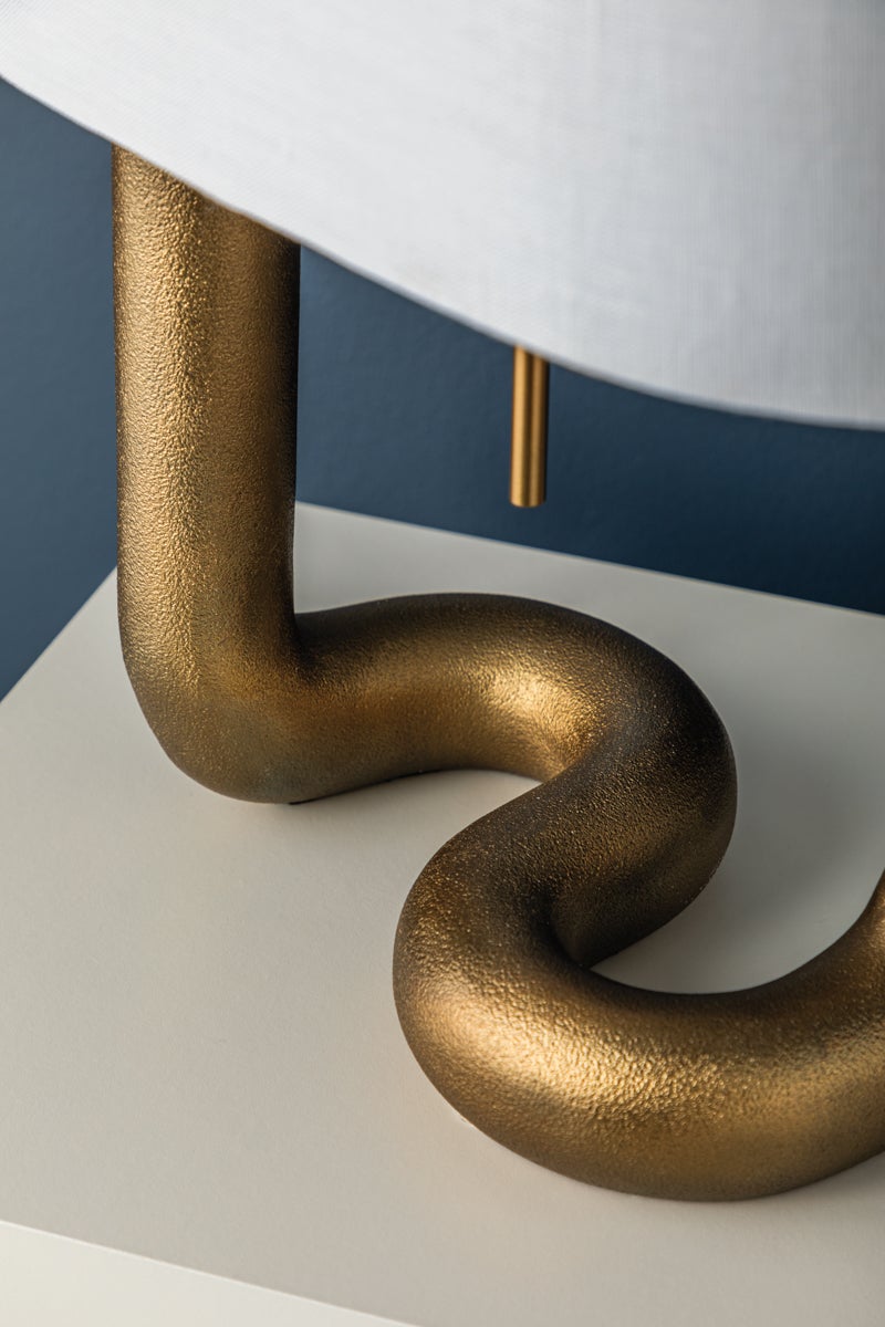 Hudson Valley Lighting ARMONK Table Lamp — Aged Brass