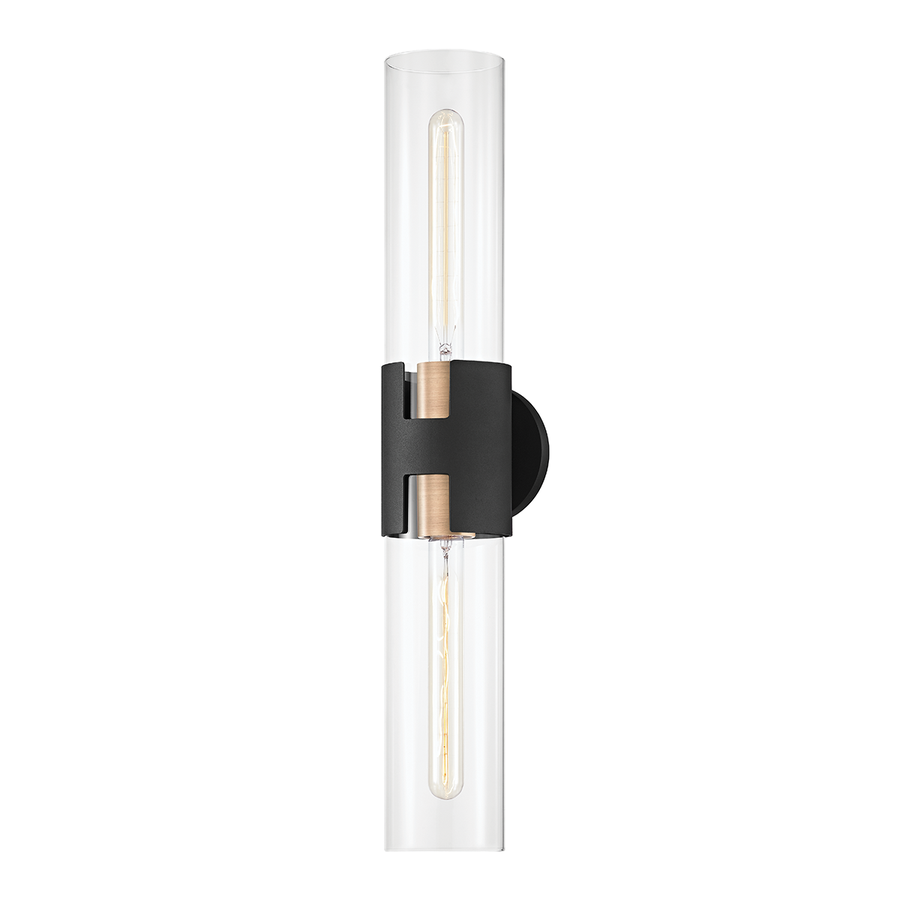 Troy Lighting Amado Wall Sconce — B3232-PBR/TBK