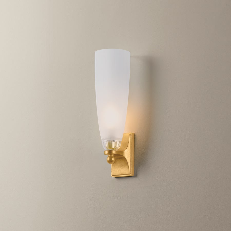 Hudson Valley Lighting Ravenswood Wall Sconce — Vintage Gold Leaf