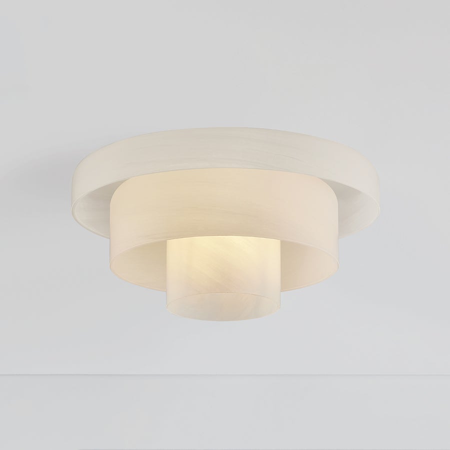 Hudson Valley Lighting PORT RICHMOND Flush Mount — Aged Brass