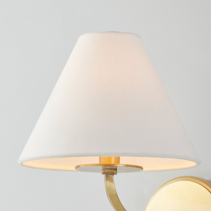Hudson Valley Lighting Stacey Wall Sconce — Aged Brass
