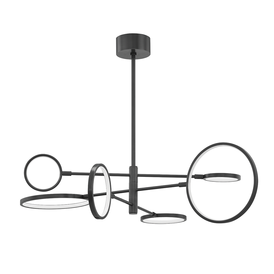 Hudson Valley Lighting Saturn Chandelier — Old Bronze