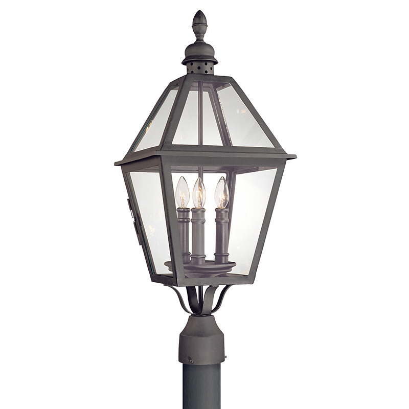 Troy Lighting Townsend Exterior Post — P9625-TBK