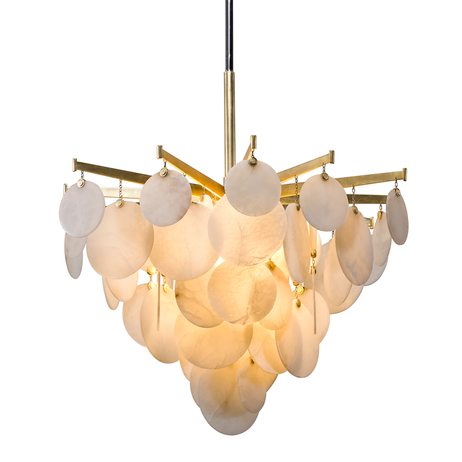 Corbett Lighting Serenity Chandelier — 228-43-GL/SS
