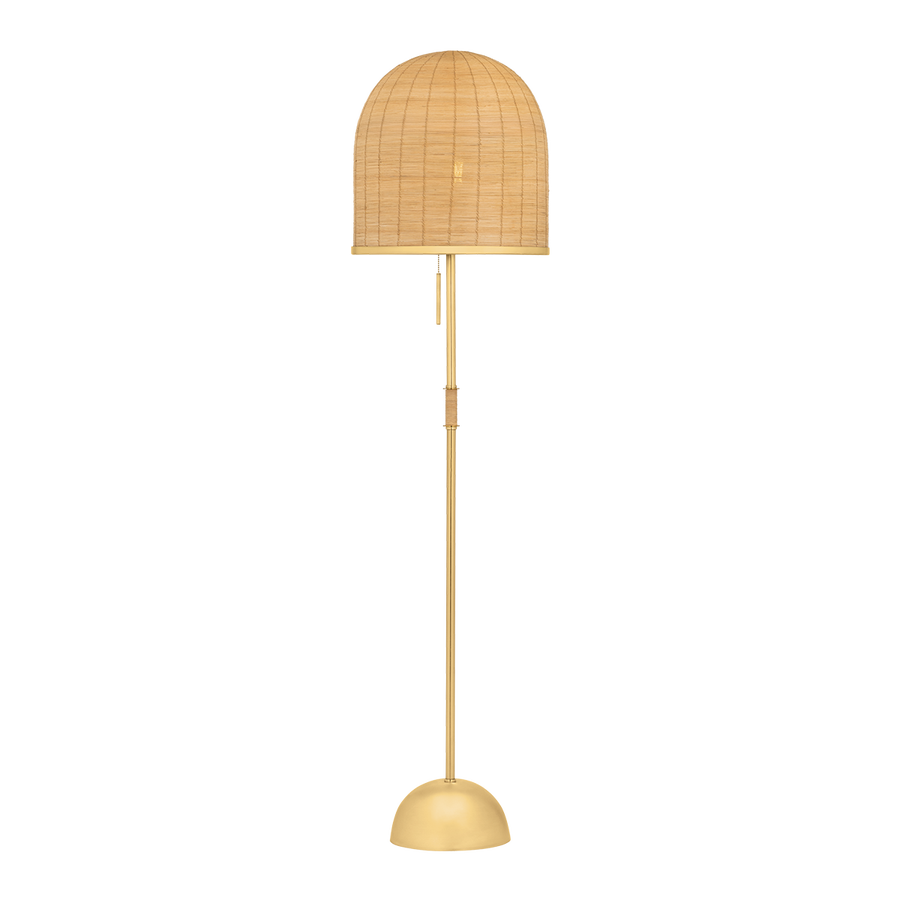 Hudson Valley Lighting DARFIELD Floor Lamp — Aged Brass