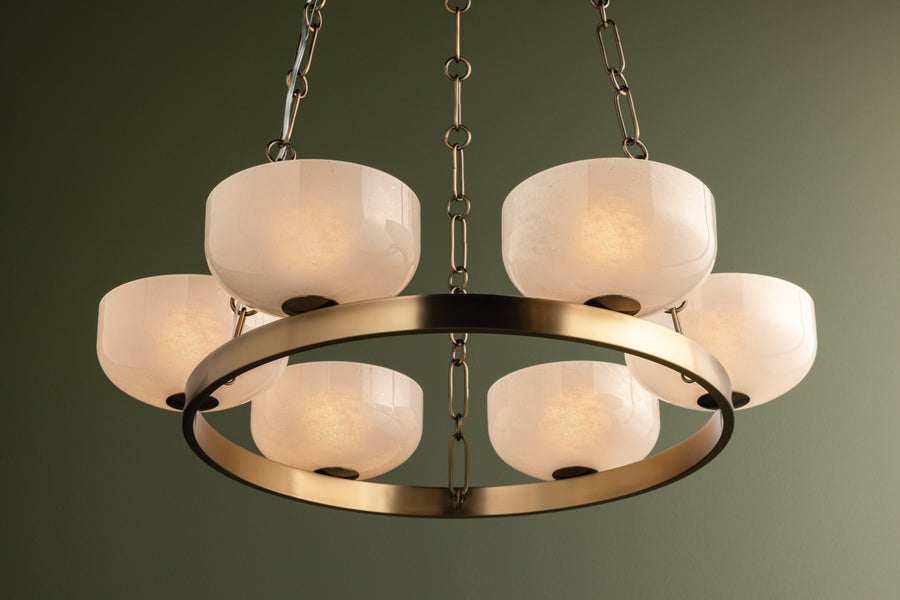 Troy Lighting CAELUM CHANDELIER — F1332-PBR