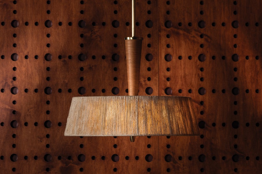 Hudson Valley Lighting GEORGE Pendant — Aged Brass