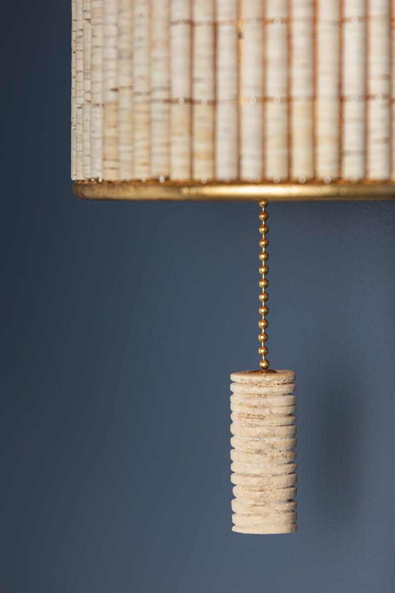 Hudson Valley Lighting HAMPDEN WALL SCONCE — Vintage Gold Leaf