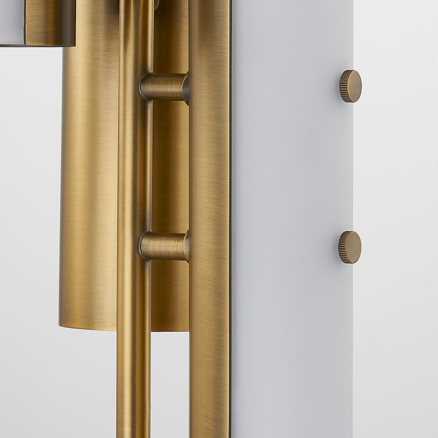 Troy Lighting TITUS Pendant — F3208-PBR/SBK