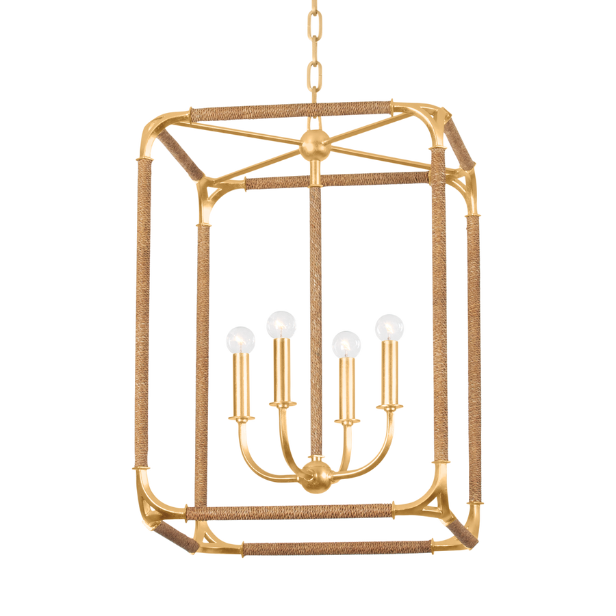 Hudson Valley Lighting LAURENCESTON Lantern — Gold Leaf