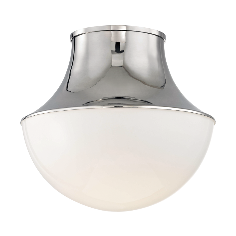 Hudson Valley Lighting Lettie Flush Mount — Polished Nickel