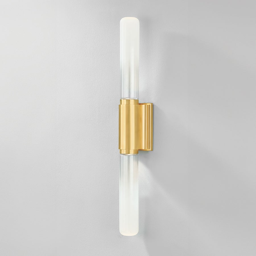 Hudson Valley Lighting COLRAIN WALL SCONCE — Aged Brass