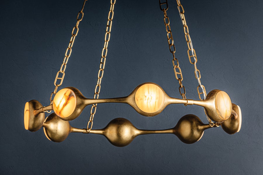 Corbett Lighting RIVIERE CHANDELIER — 465-40-VGL