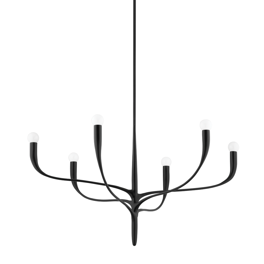 Hudson Valley Lighting Labra Chandelier — Aged Iron