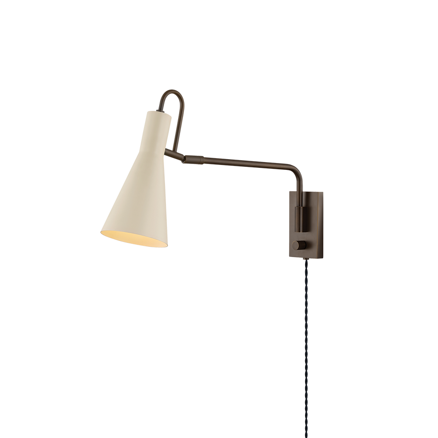 Mitzi Yvette Wall Sconce — HL1006101-TRB/SBQ