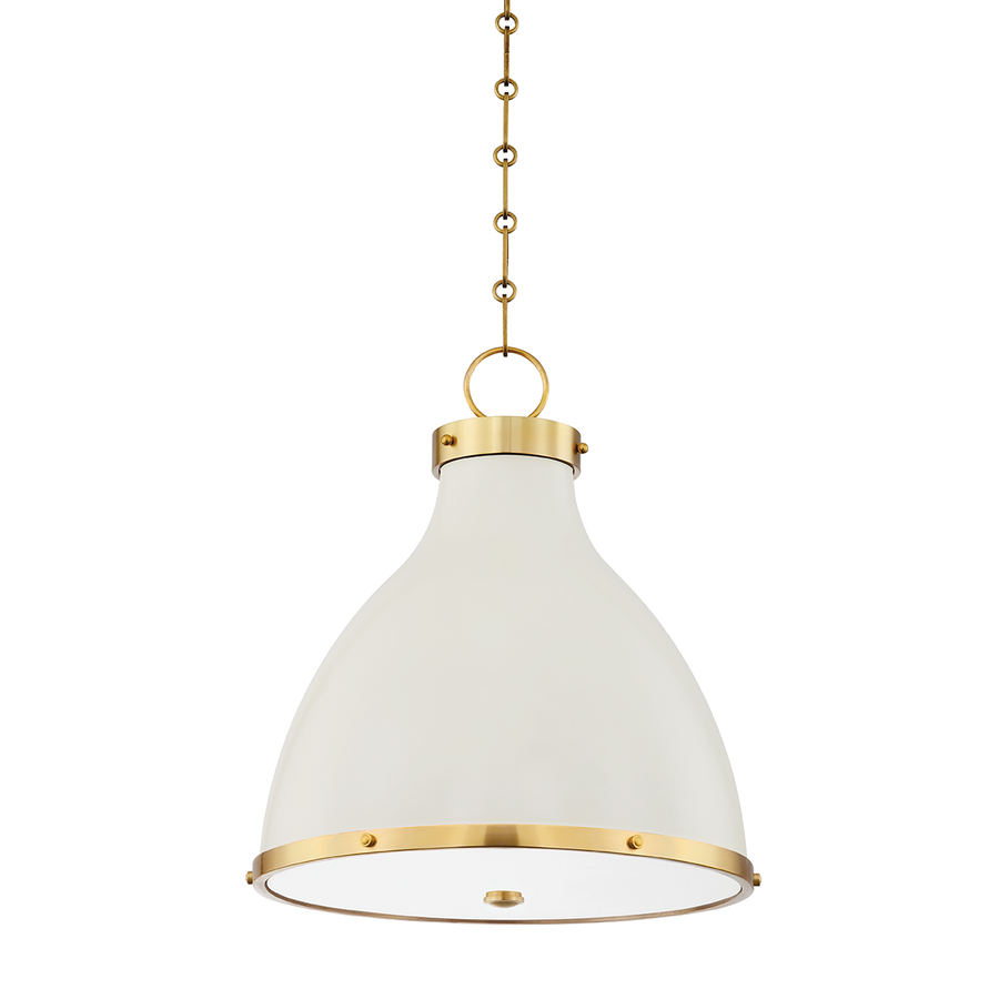 Hudson Valley Lighting Painted No. 3 Pendant — MDS361-AGB/OW
