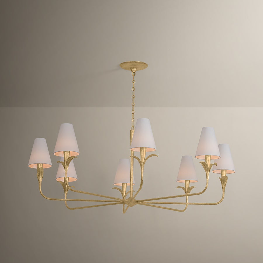Troy Lighting Quill Chandelier — F4758-GLI