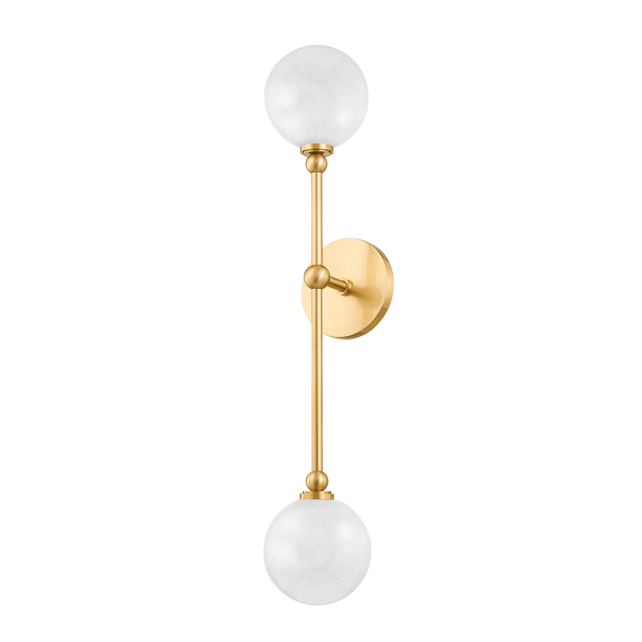 Hudson Valley Lighting Andrews Wall Sconce — Aged Brass