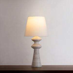 STEINWAY TABLE LAMP in AGED BRASS w/ CERAMIC SNOWBANK thumbnail 2