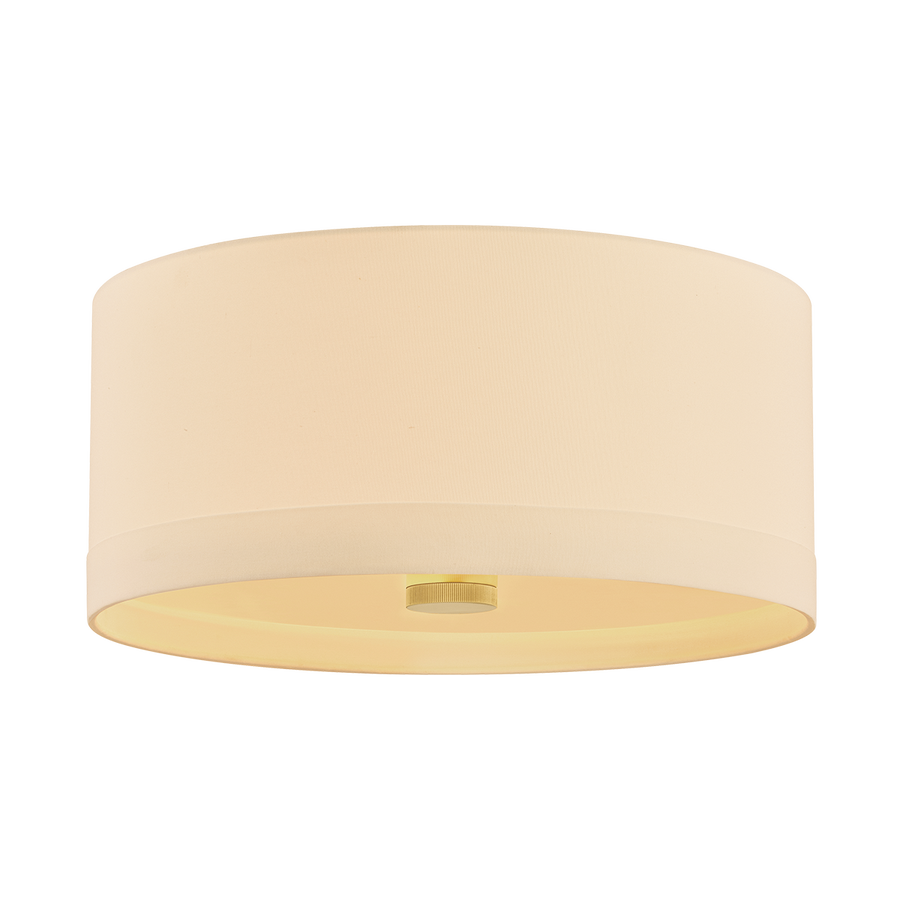 Hudson Valley Lighting Ashland Flush Mount — Aged Brass