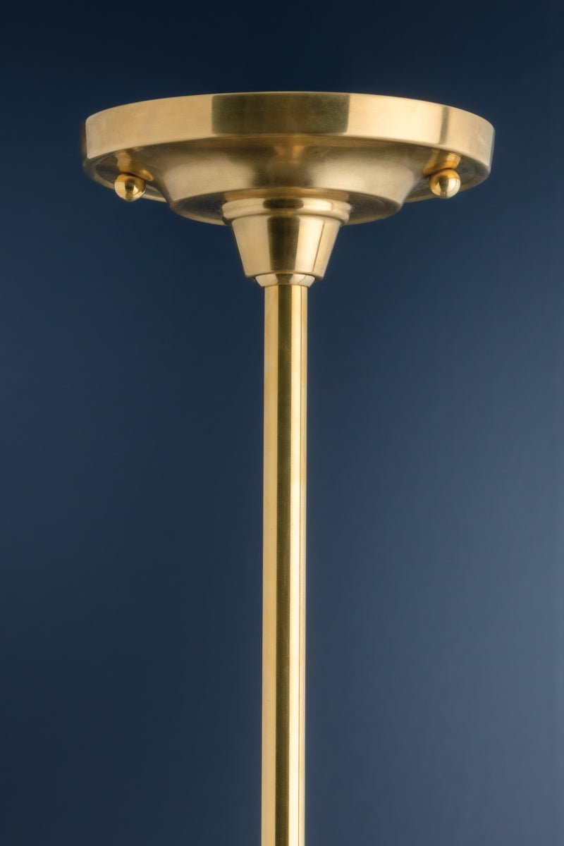 Hudson Valley Lighting Pelham Pendant — Aged Brass