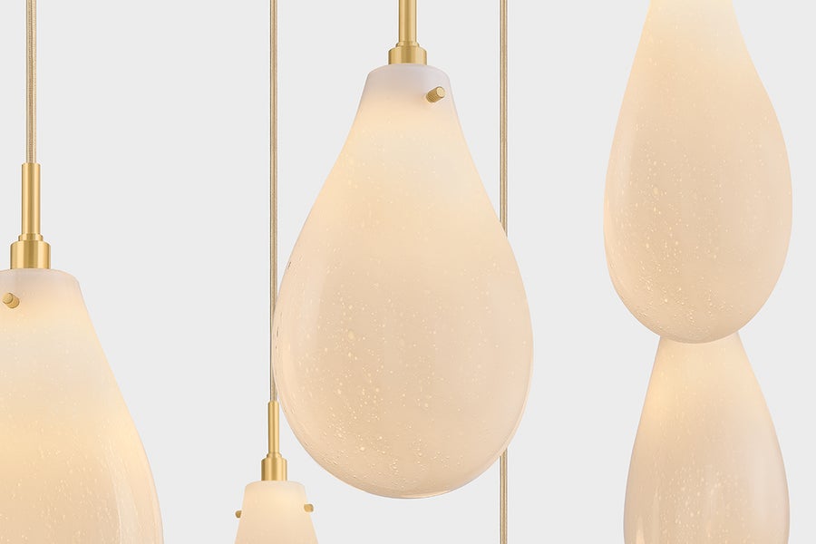 Hudson Valley Lighting IRONWOOD Chandelier — Aged Brass