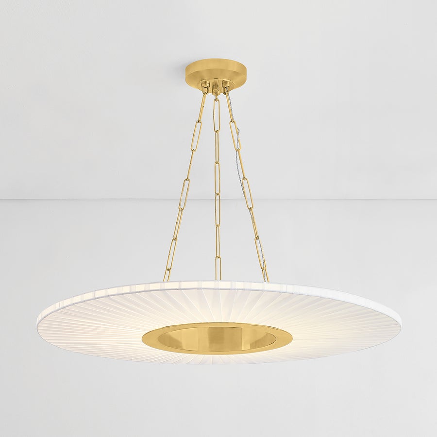 Hudson Valley Lighting PRATTSBURGH Chandelier — Aged Brass
