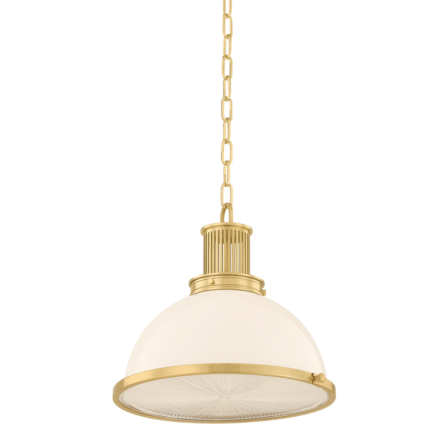 Hudson Valley Lighting Pinesbridge Pendant — Aged Brass