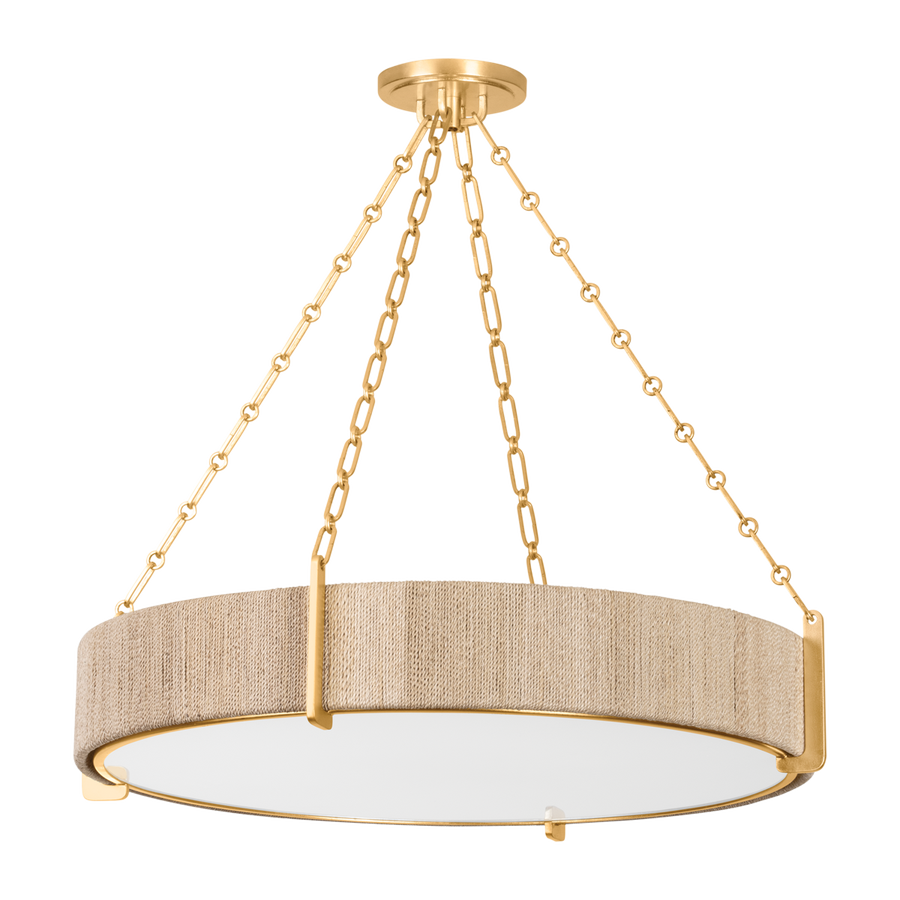 Hudson Valley Lighting QUEBEC Chandelier — Gold Leaf