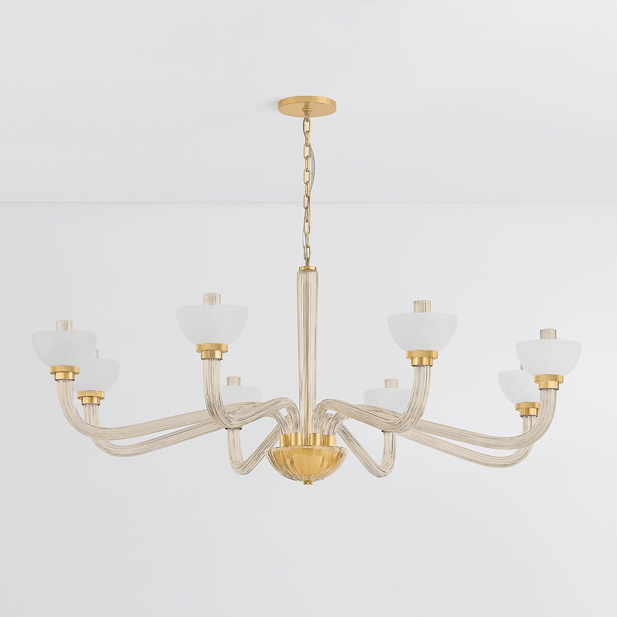 Hudson Valley Lighting ST. LAWRENCE Chandelier — Aged Brass