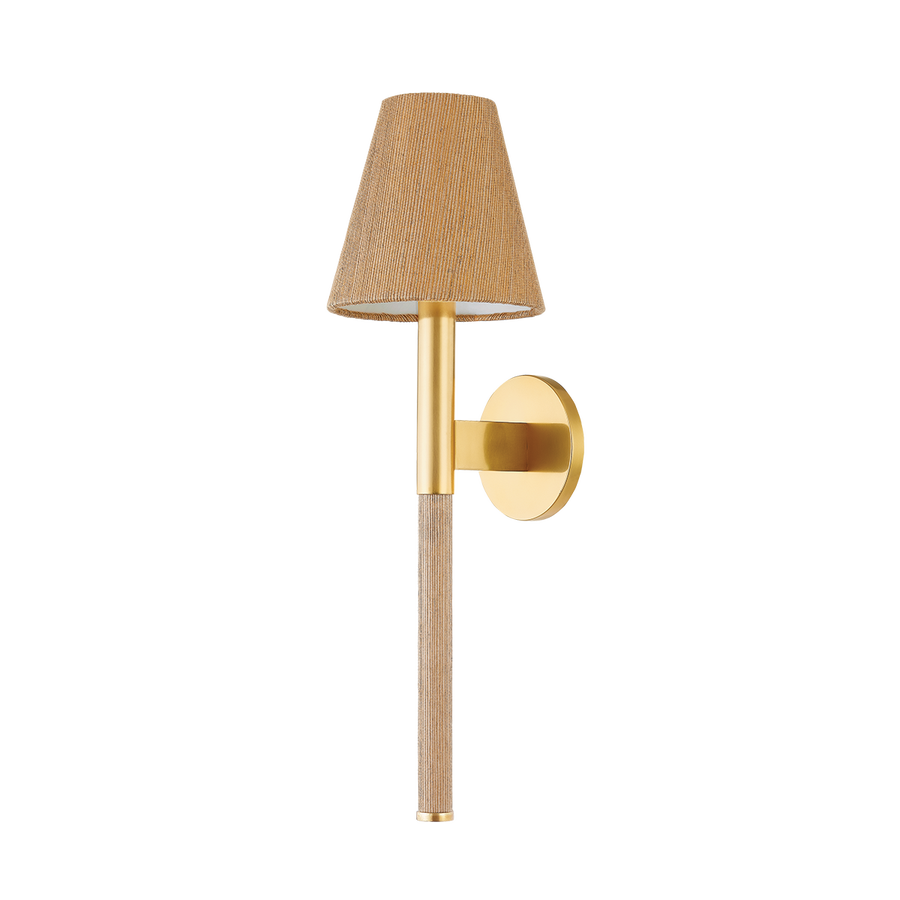 Hudson Valley Lighting LINDENWOOD Wall Sconce — Aged Brass