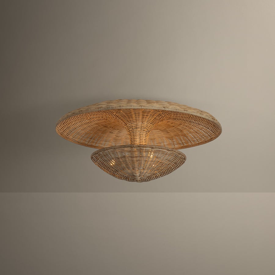 Troy Lighting Draco Semi Flush — C6222-BRL