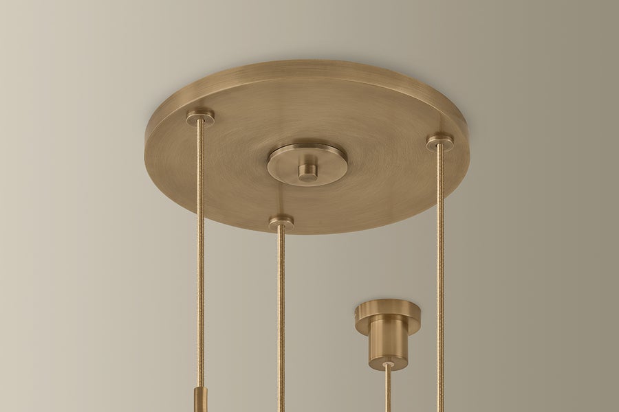 Troy Lighting Jove Chandelier — F7536-PBR