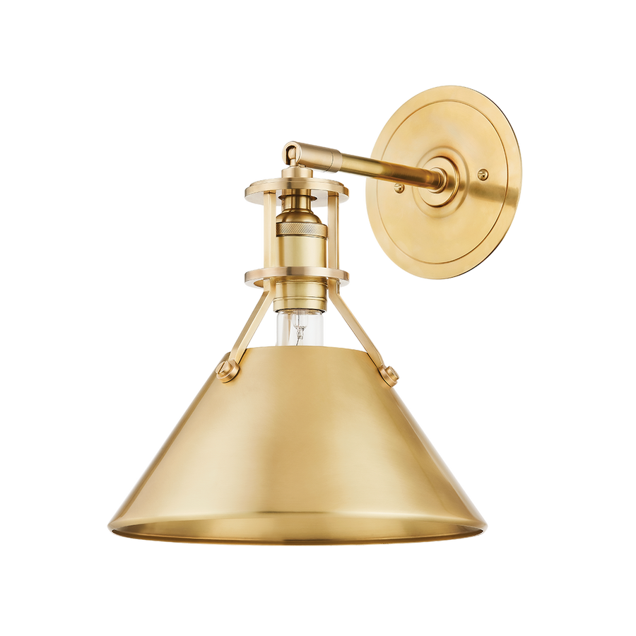Hudson Valley Lighting METAL NO. 2 Wall Sconce — Aged Brass