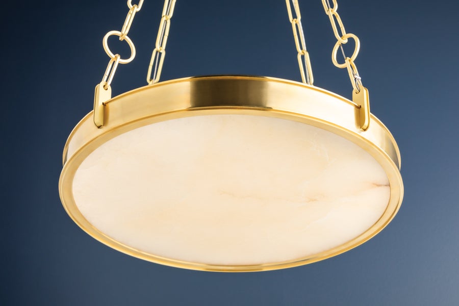 Hudson Valley Lighting Kirby Chandelier — Aged Brass