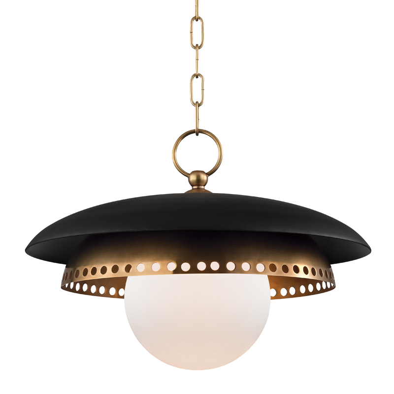 Hudson Valley Lighting Herkimer Pendant — Aged Brass