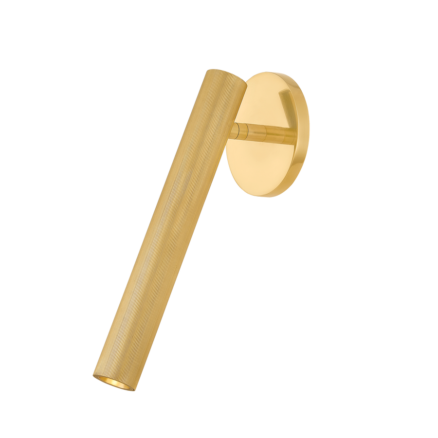 Hudson Valley Lighting SIMEON Wall Sconce — Aged Brass
