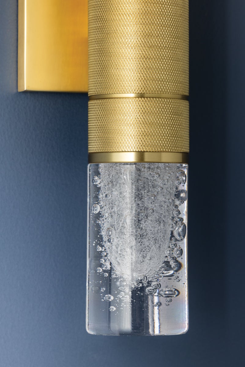 Hudson Valley Lighting GLEN COVE Wall Sconce — Aged Brass