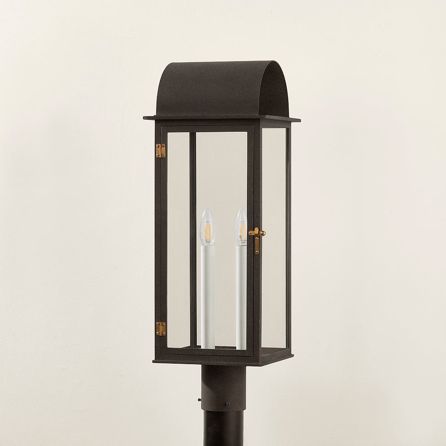 Troy Lighting Bohen Exterior Post — P2225-FRN/PBR