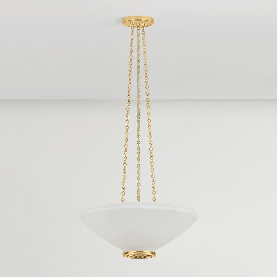 Hudson Valley Lighting AWOSTING Pendant — Aged Brass