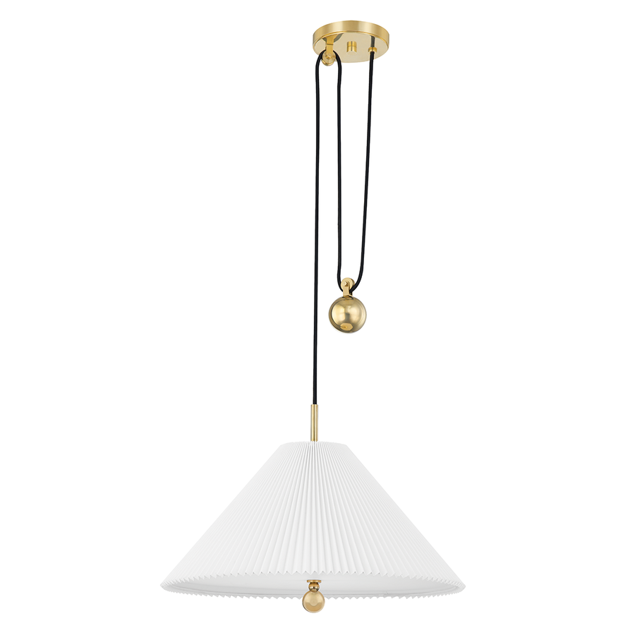 Hudson Valley Lighting Dorset Pendant — Aged Brass